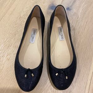 Black Jimmy Choo Flats size 39.5